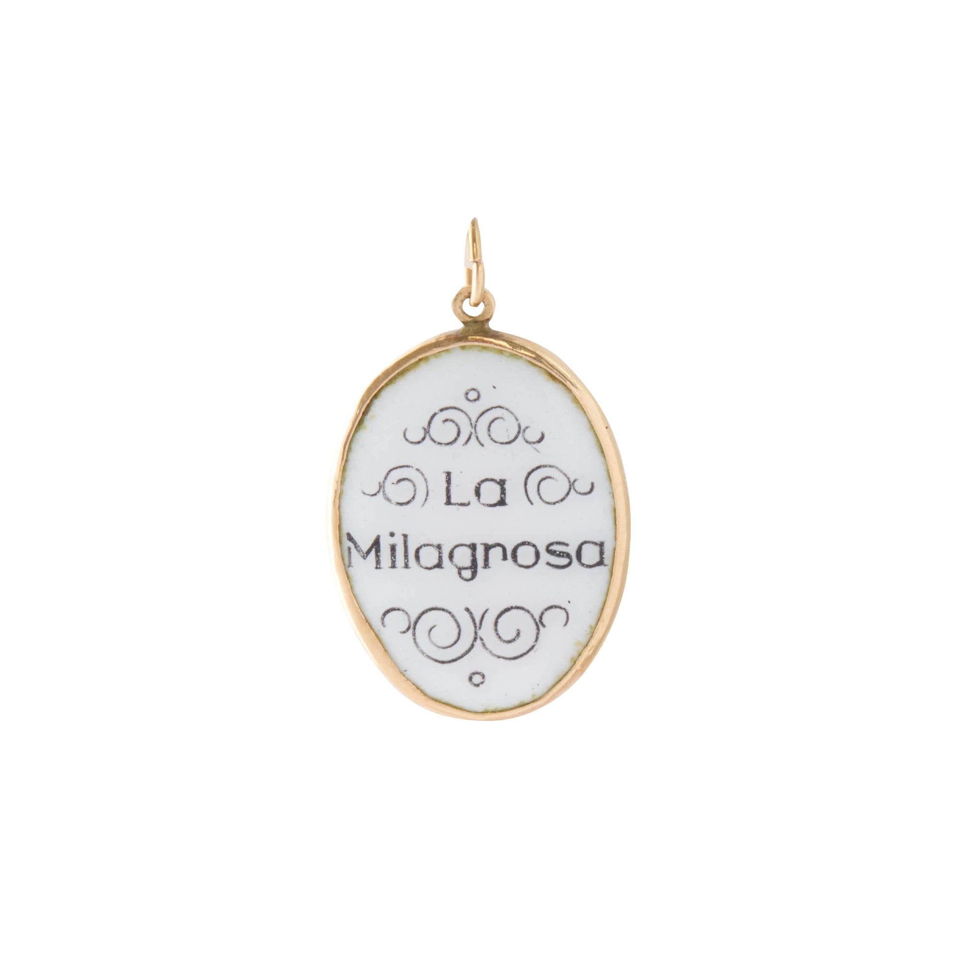 The Miraculous One Pendant in Enamel 14K Yellow Gold