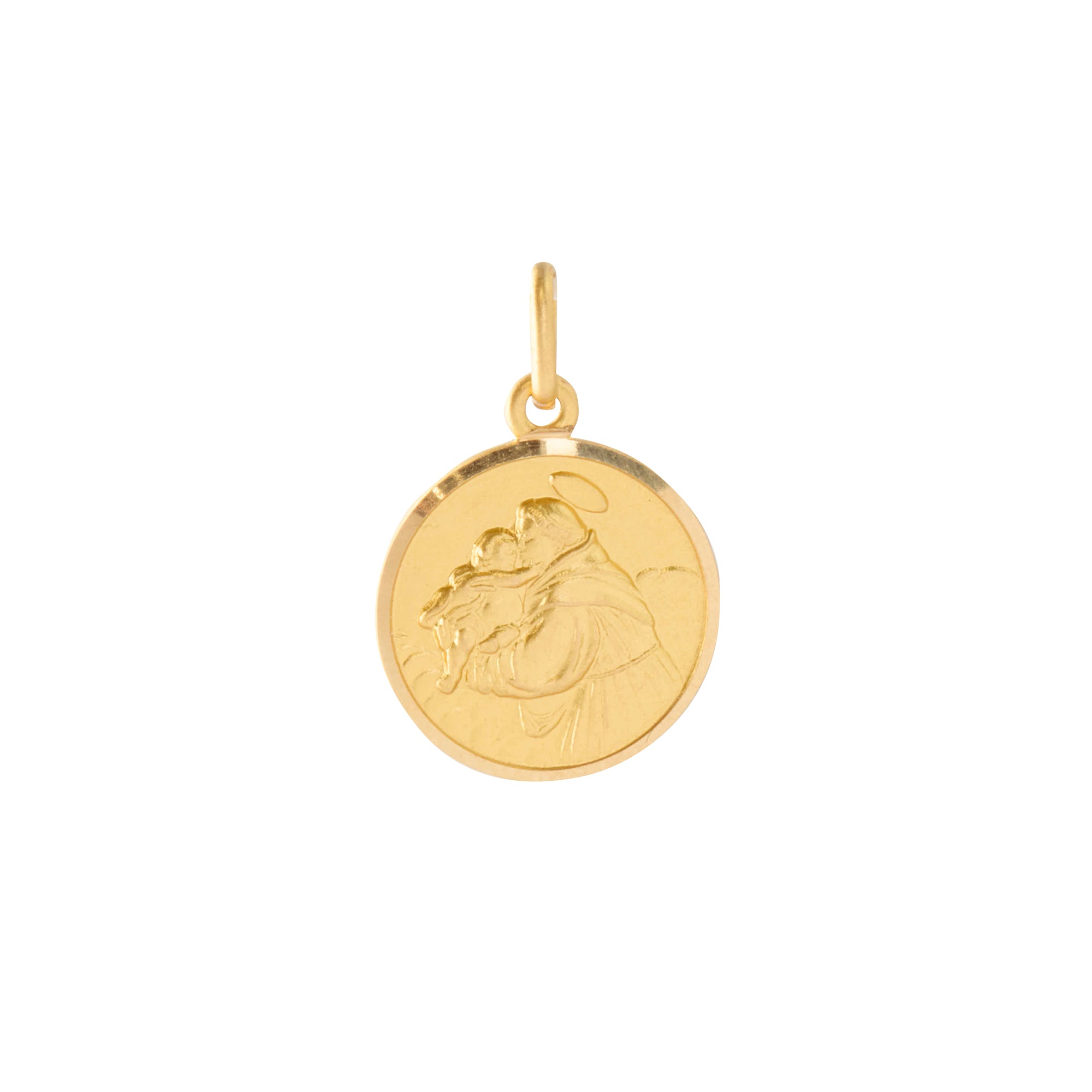 St Anthony Pendant 18K Yellow Gold
