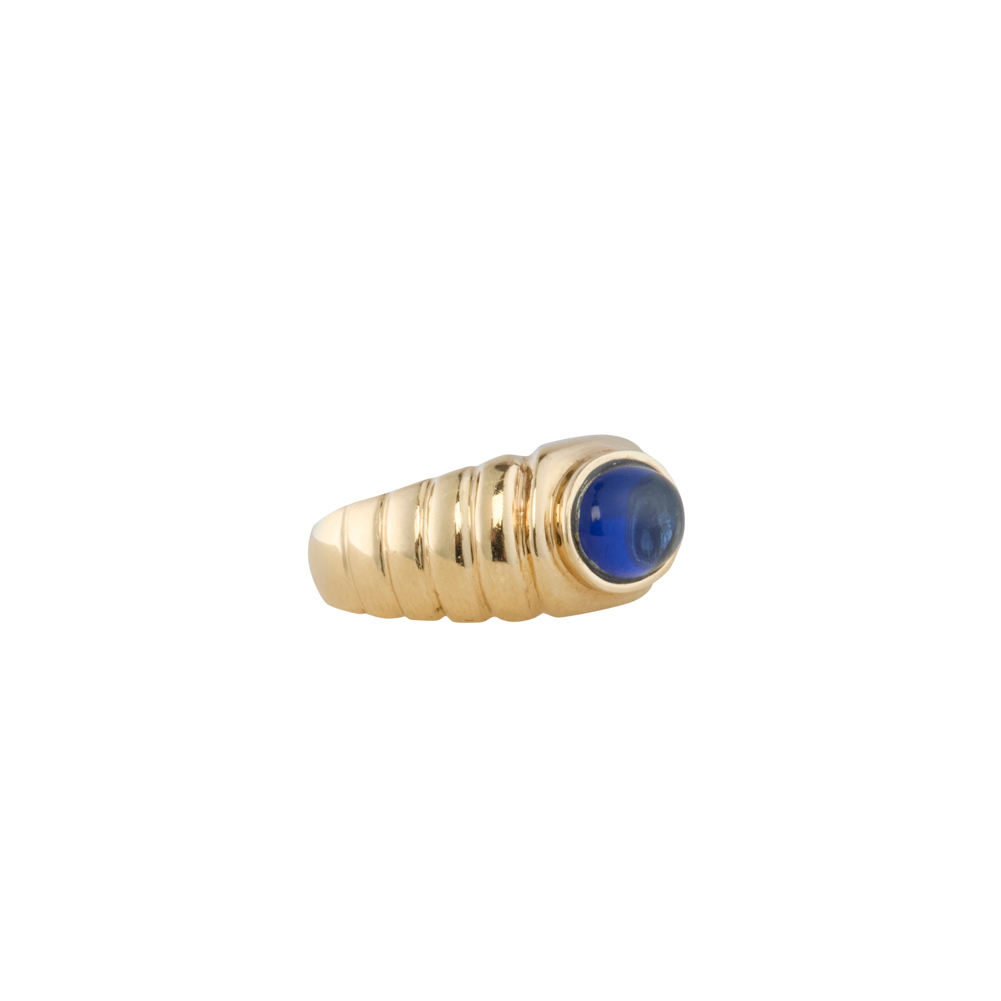 Lab Grown Sapphire Cab Ring