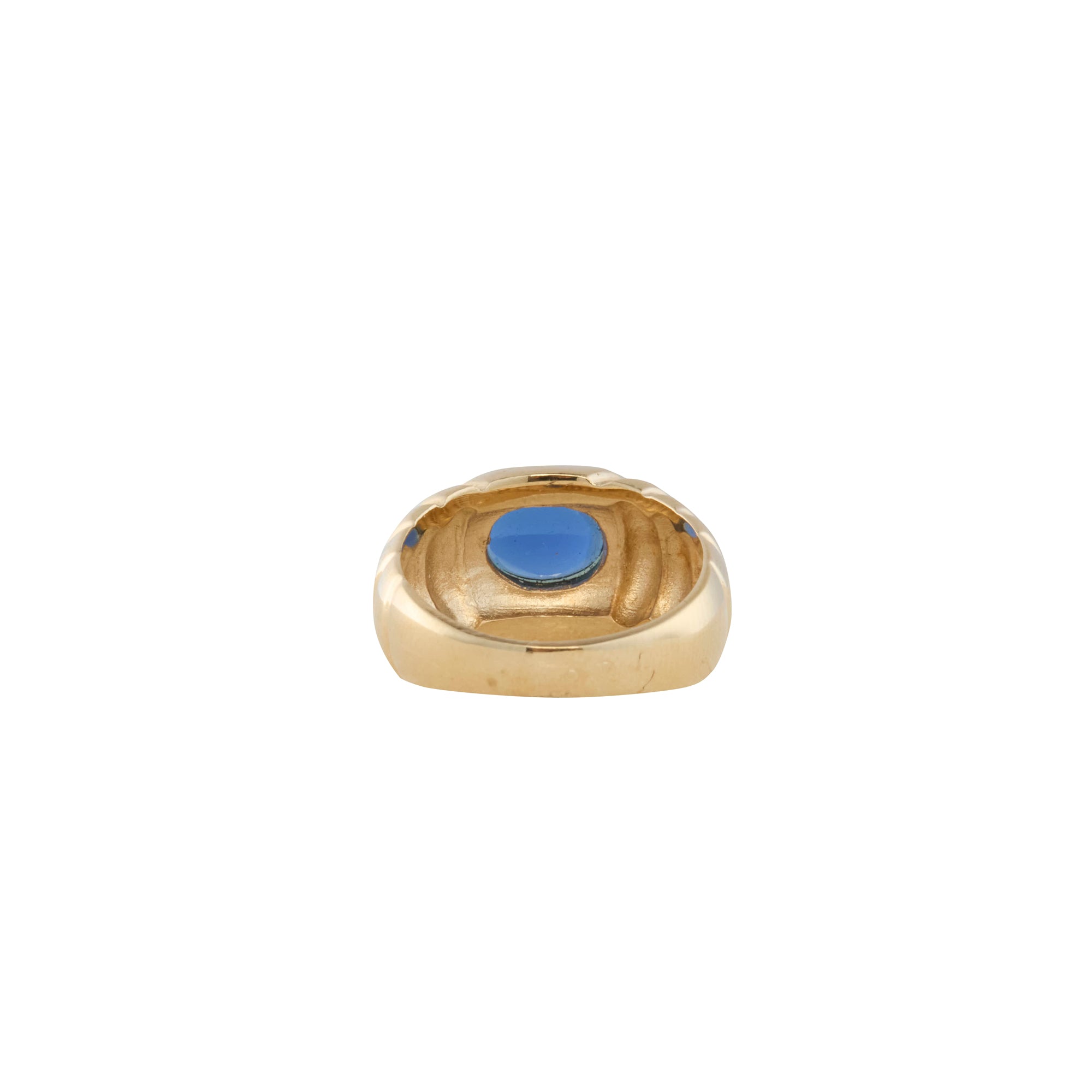 Lab Grown Sapphire Cab Ring