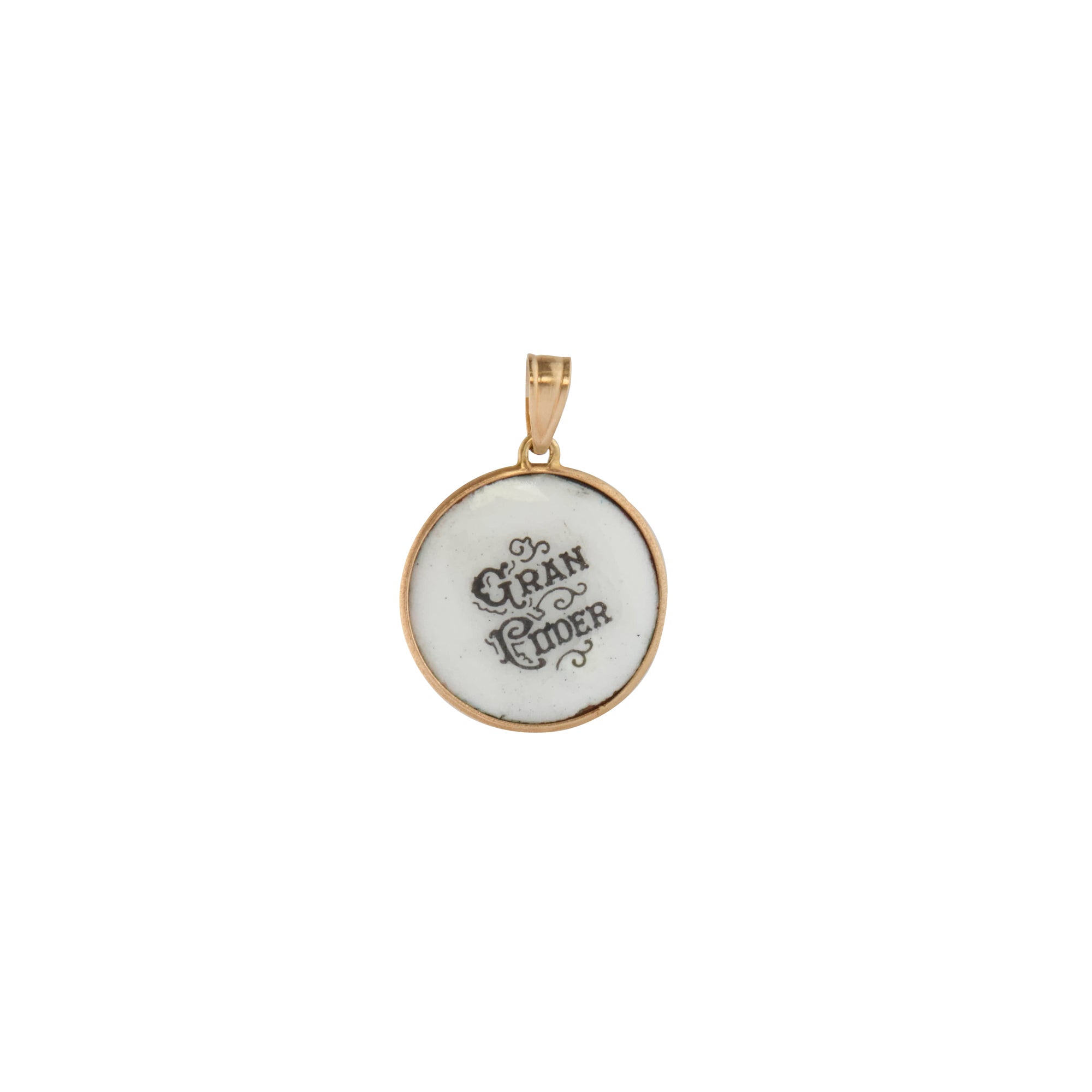 Polychrome Enamel Christ "Gran Poder" Pendant