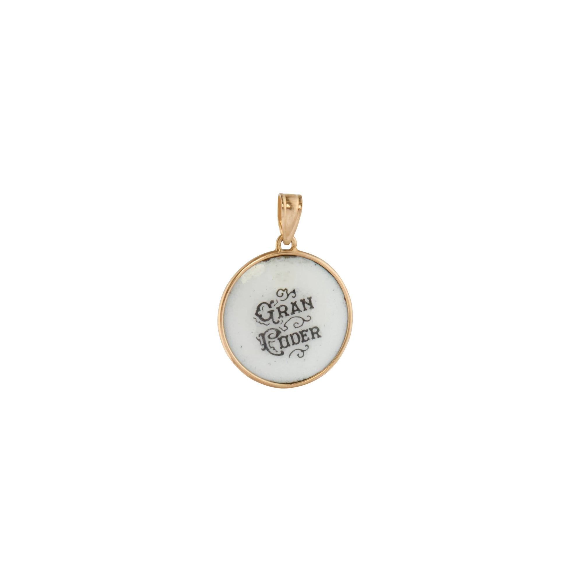 Polychrome Enamel Christ "Gran Poder" Pendant