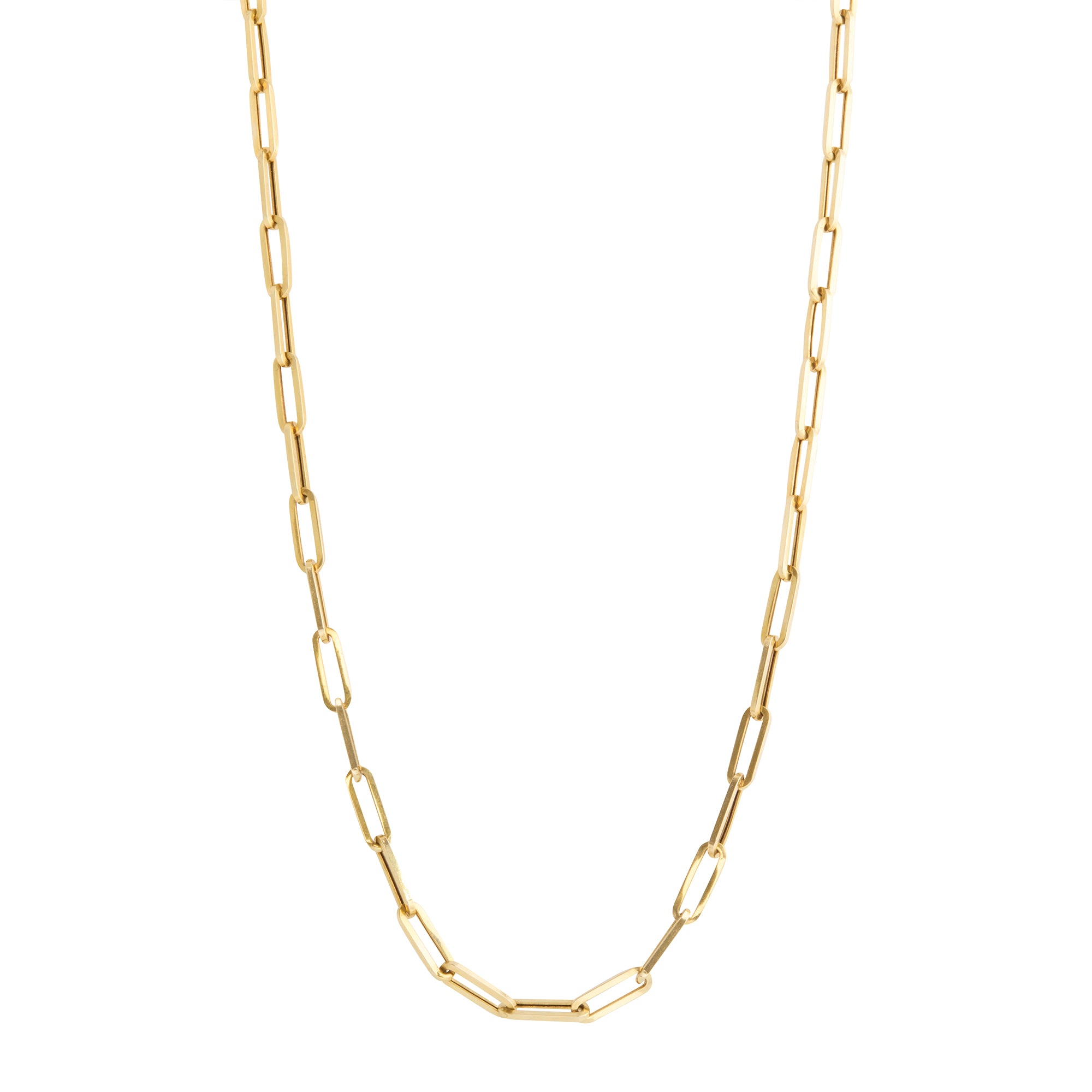 Paperclip Link Chain Necklace