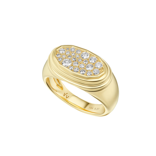 Diamond Pave Eleven Ring