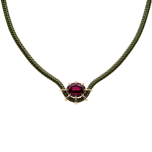 Rhodolite Garnet Louise Play Necklace - Main Img