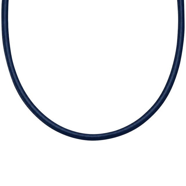 Vice Versa - Navy Leather Collar