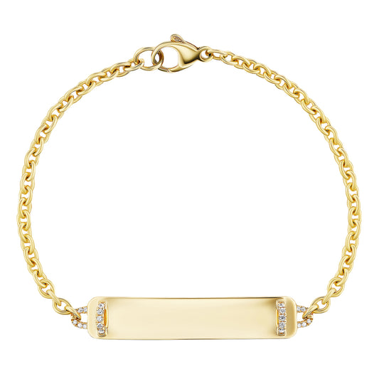 Diamond Tailored ID Bracelet - Main Img
