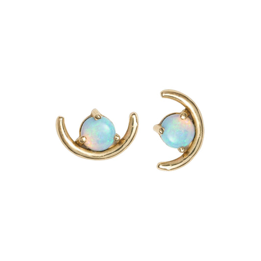 Opal Large Arc Earrings - Main Img