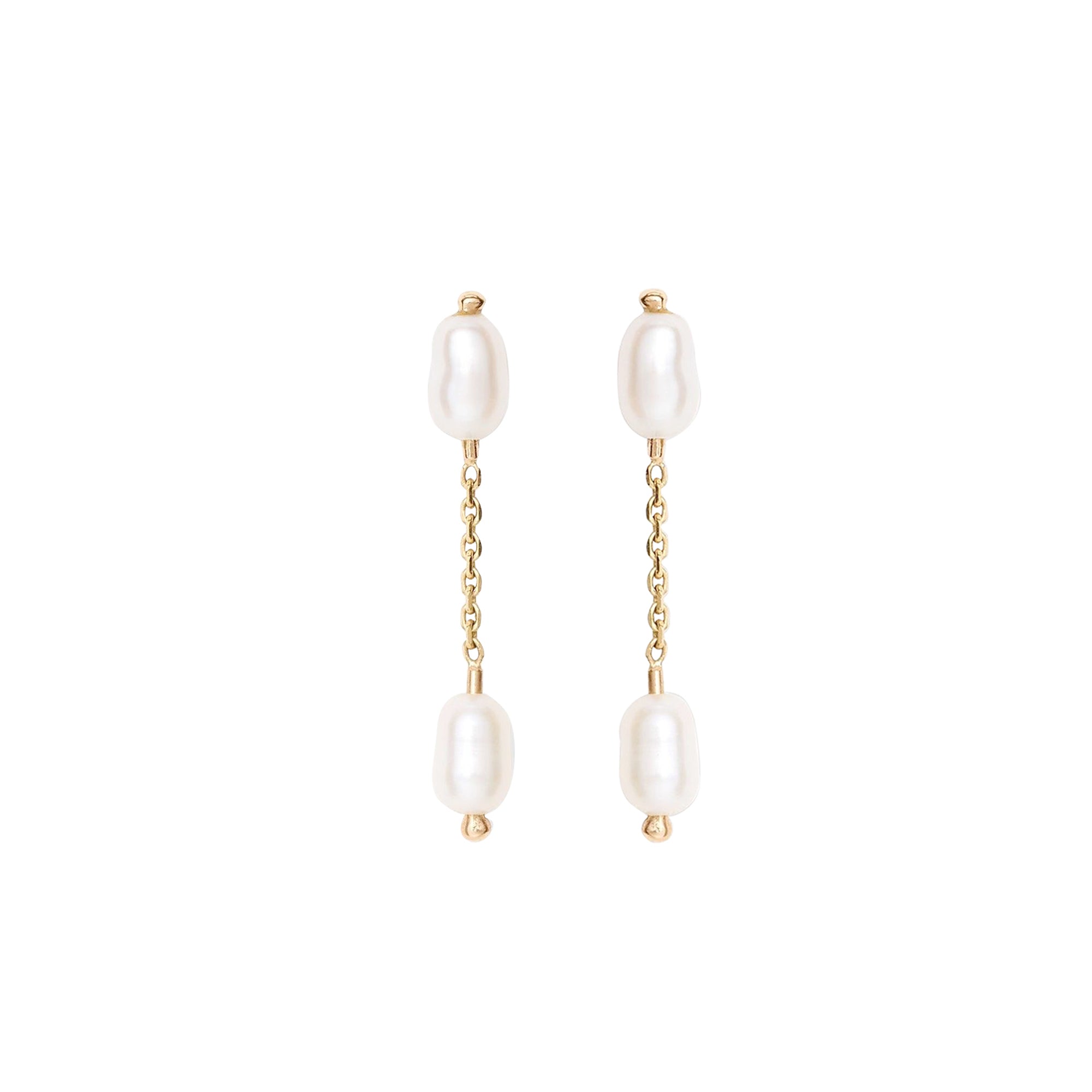 Pearl Short Shower Earrings