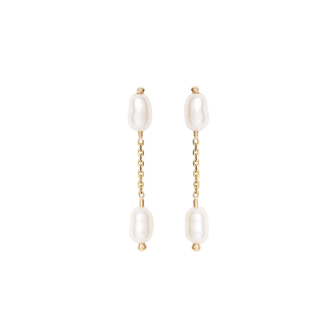 Pearl Short Shower Earrings