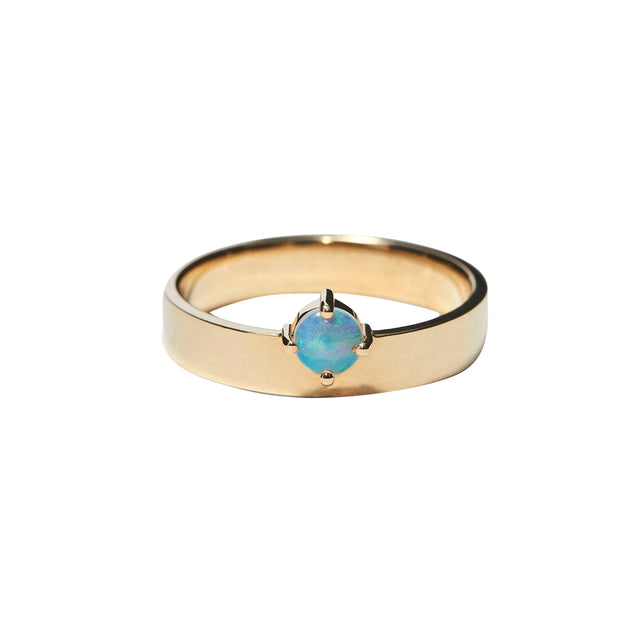 Small Opal Monolith Ring