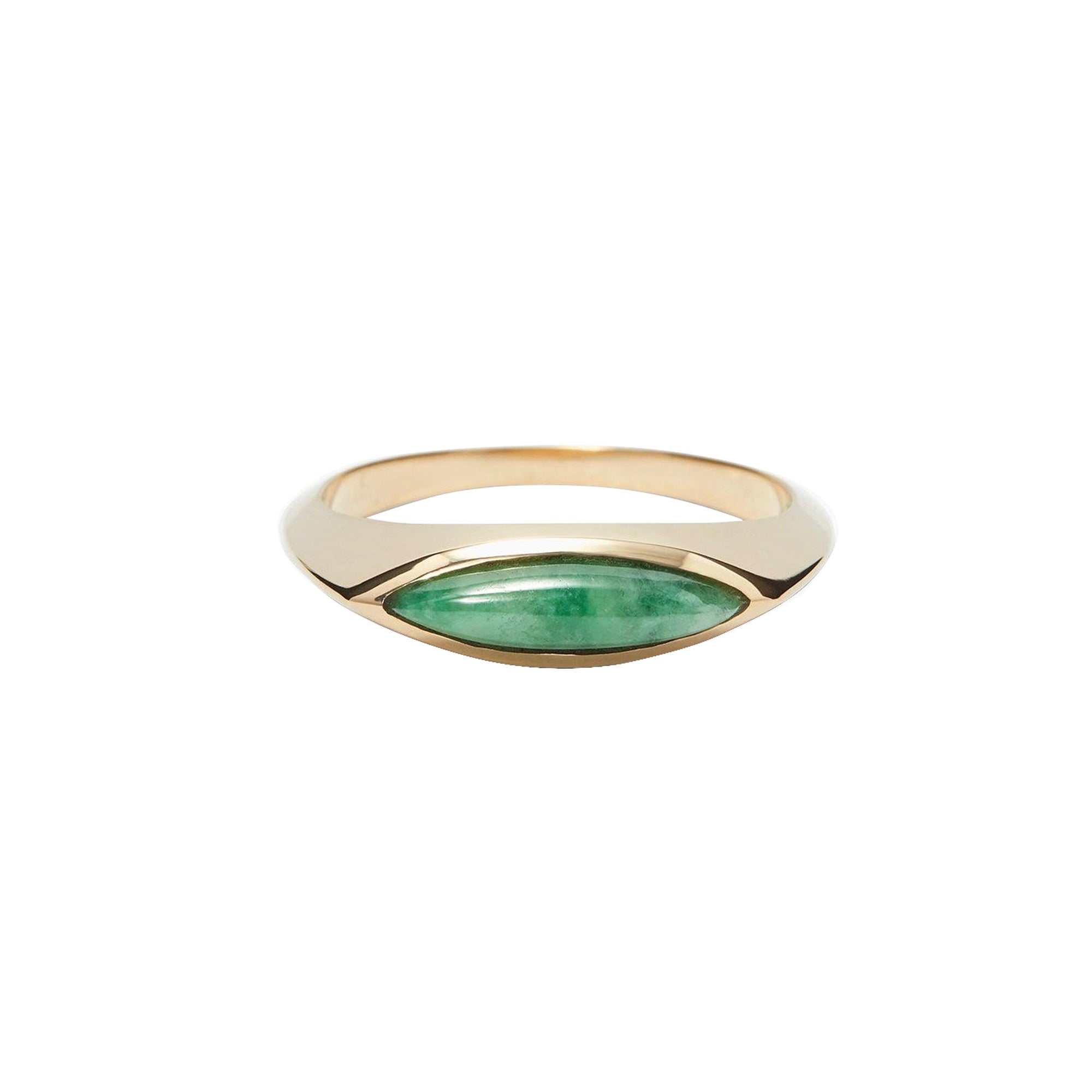 Jadeite Eye Signet Ring