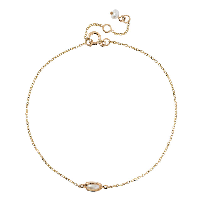 Caged Seed Pearl Bracelet