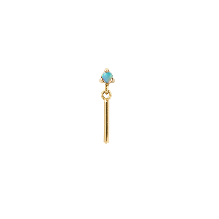WWAKE Opal Bar Link Earring - Earrings - Broken English Jewelry