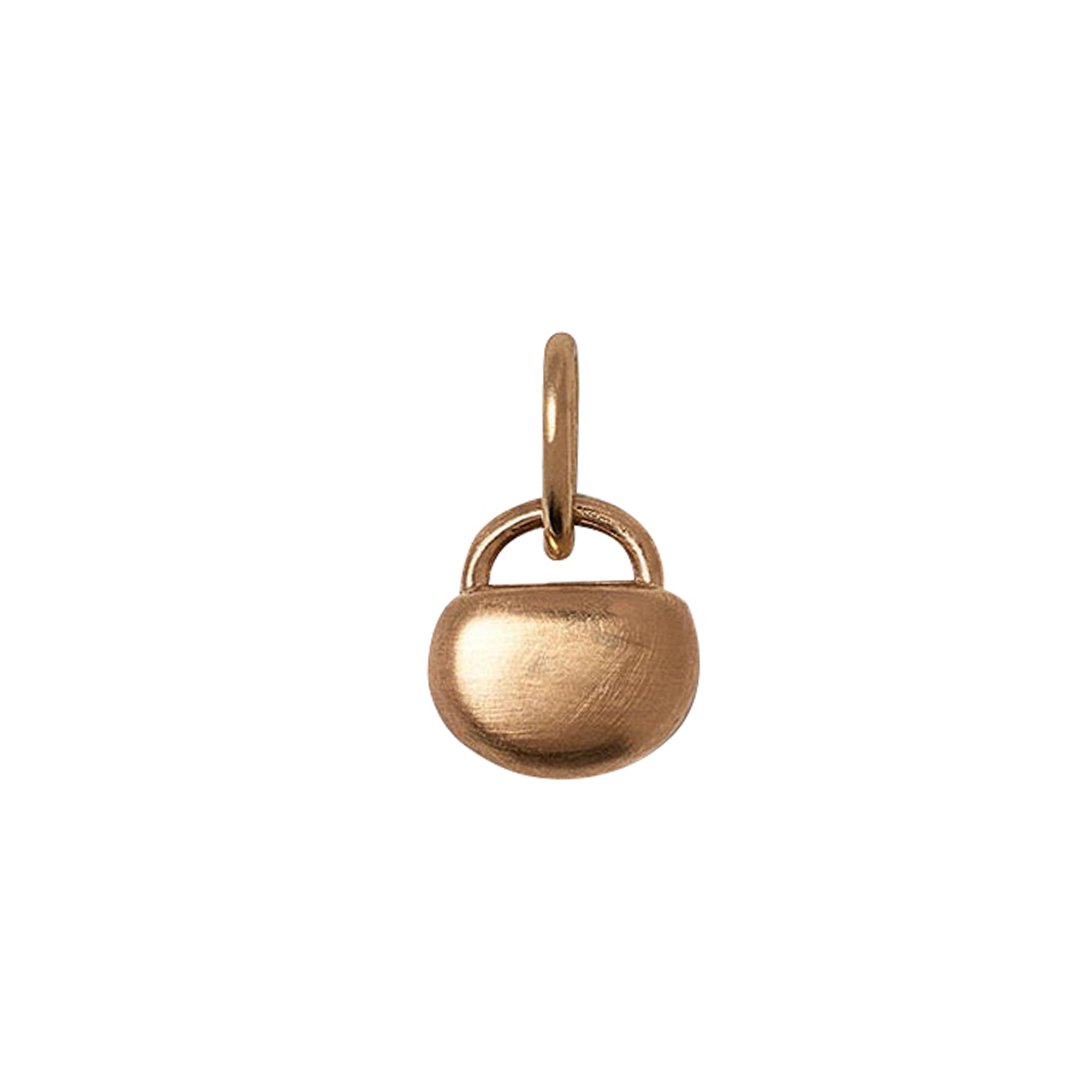 Wwake - Oval Cabochon Opal Heart Charm