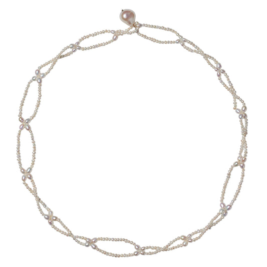 Pearl Lariat Necklace - Main Img