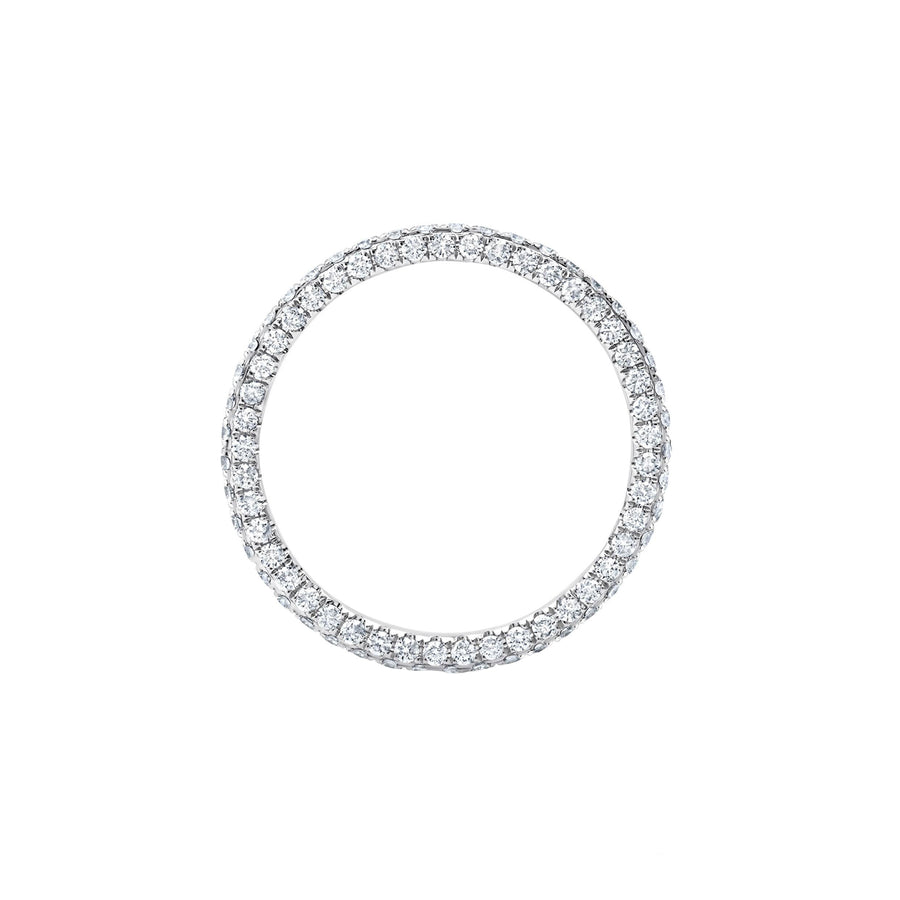 Graziela 3 Sided Diamond Band Ring - Rings - Broken English Jewelry
