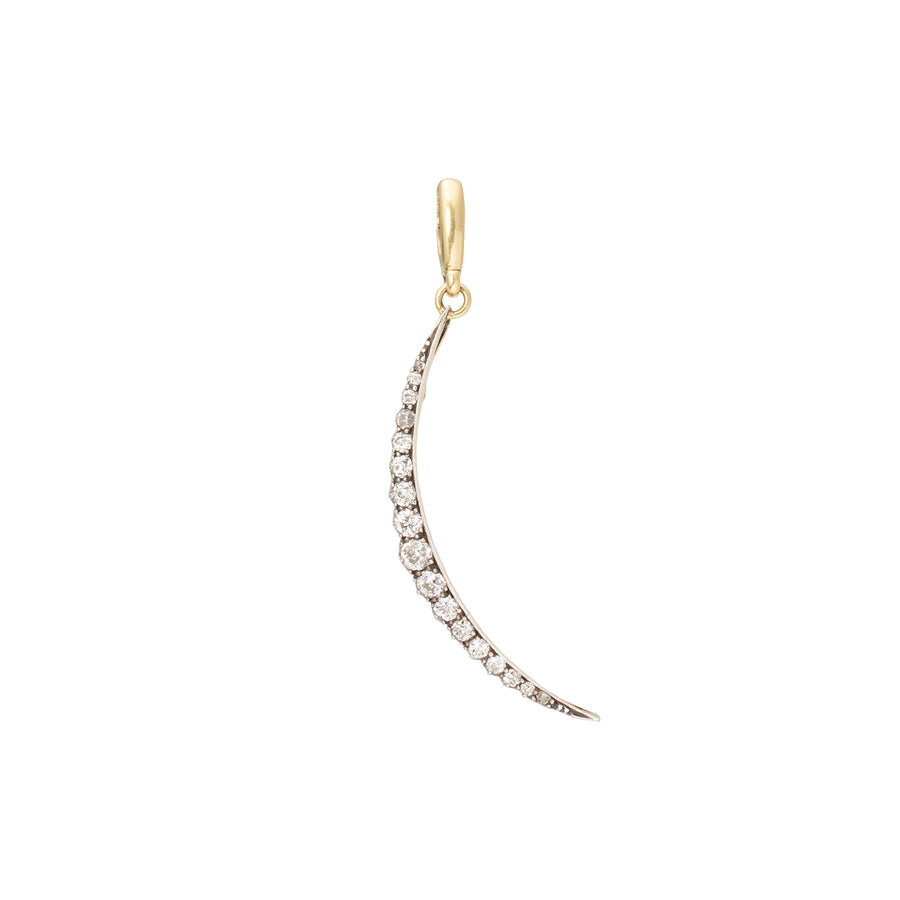 Jenna Blake Diamond Crescent Charm - Charms & Pendants - Broken English Jewelry