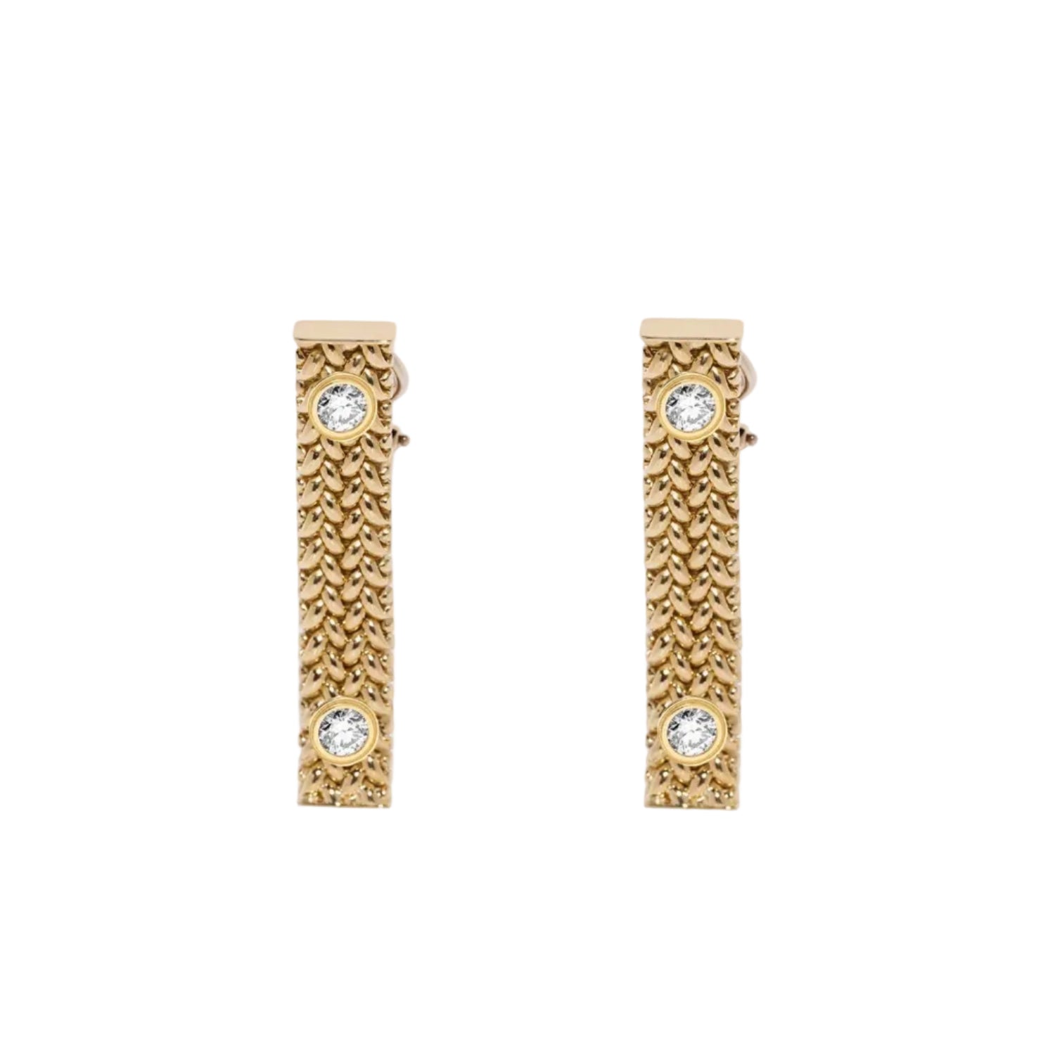 Woven Chain Earrings