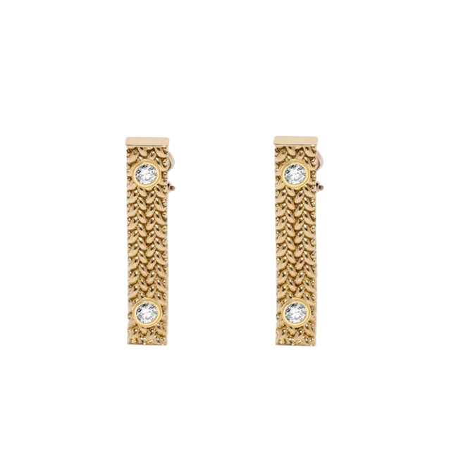 Woven Chain Earrings