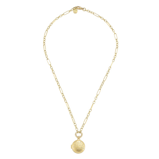 Diamond Secrets of the Sea Locket Necklace - Main Img