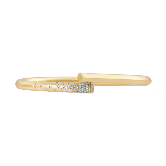 Pave Diamond Oera Bracelet - Yellow Gold - Main Img
