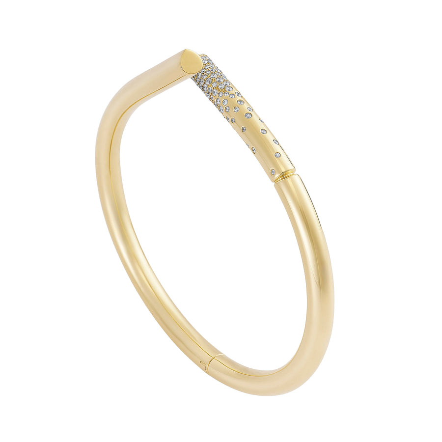 Pave Diamond Oera Bracelet - Yellow Gold