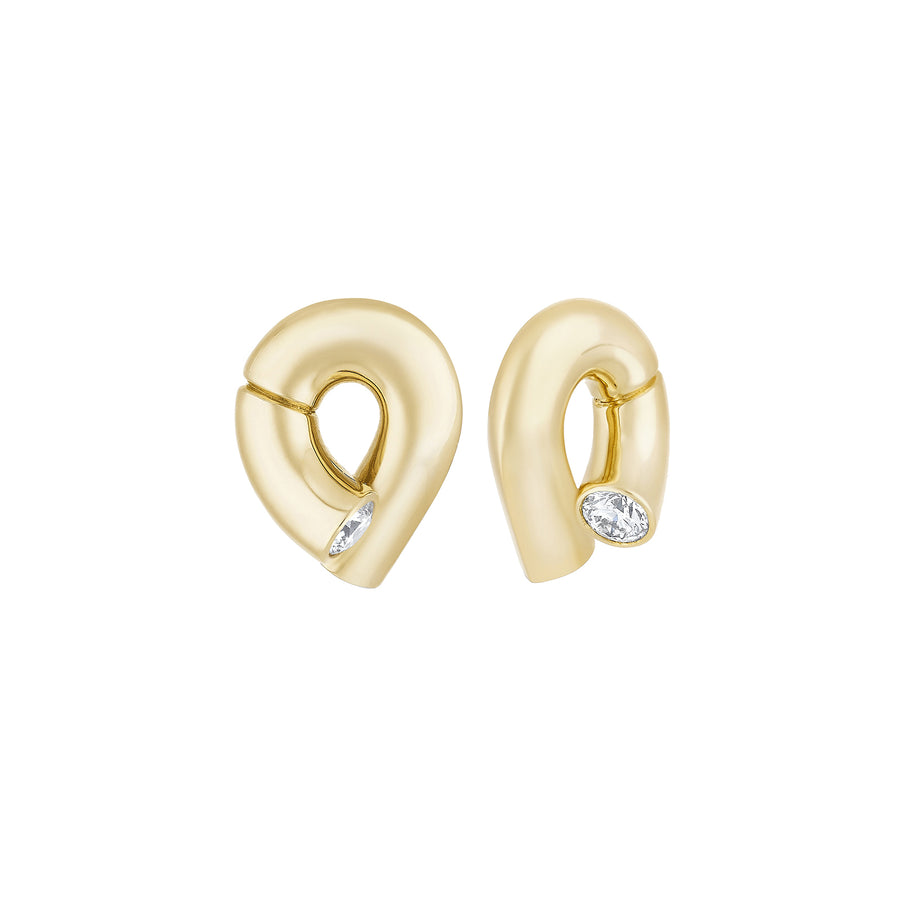 Diamond Oera Stud Earrings