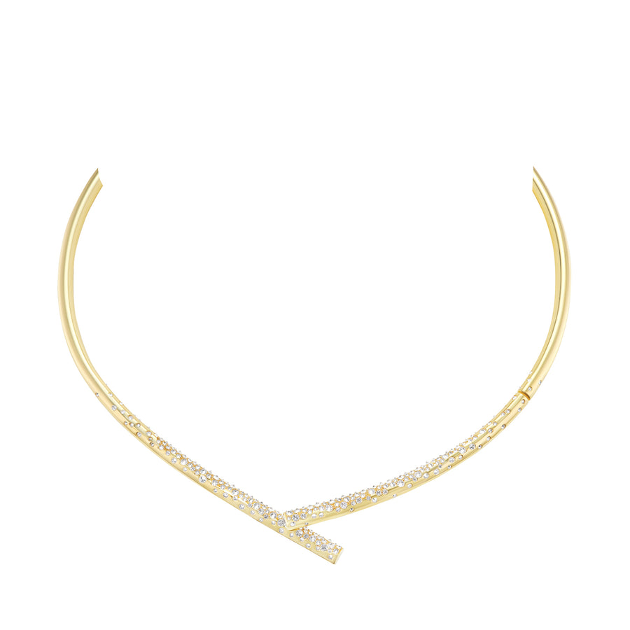 Tabayer Diamond Oera Choker - Necklaces - Broken English Jewelry, detail