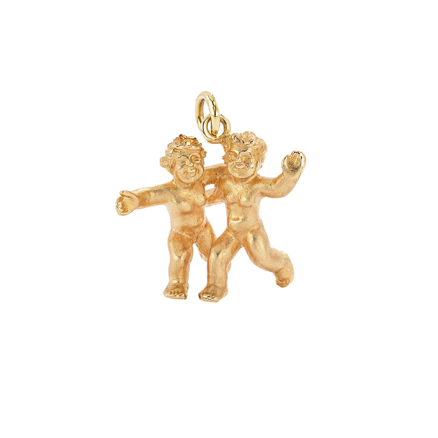 Renato Cipullo Gemini Sculpture Pendant - Charms & Pendants - Broken English Jewelry