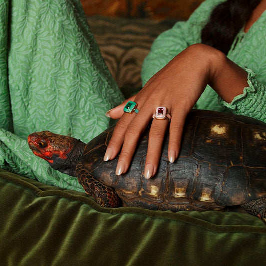 Emerald Alix Ring