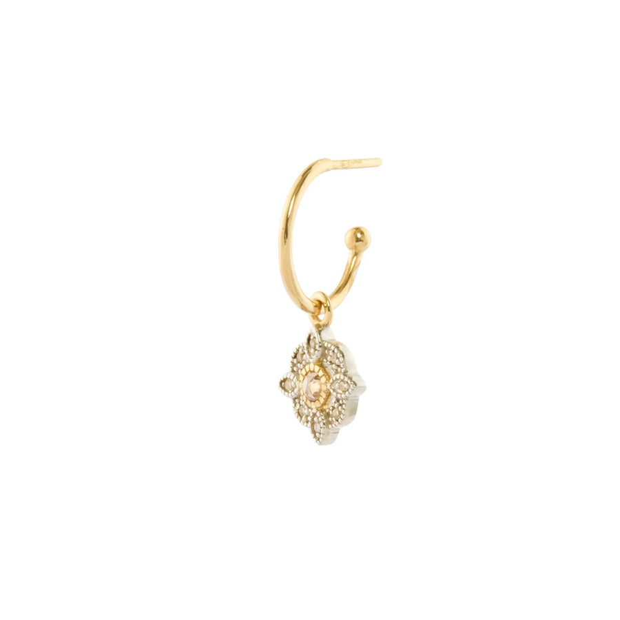 Pascale Monvoisin Bettina Earring - Diamond - Earrings - Broken English Jewelry side view