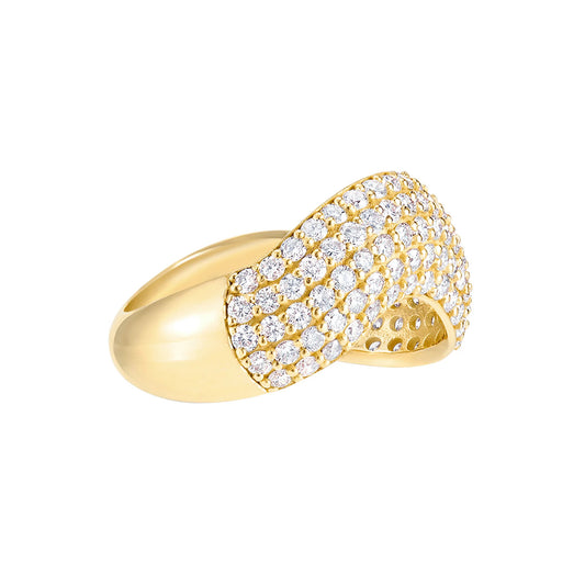 Wave Ring - Yellow Gold