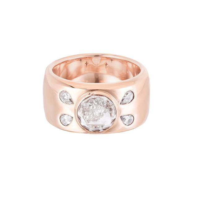 Moritz Glik Adomo Diamond Cigar Band, front view