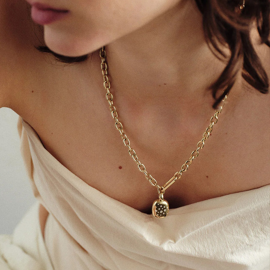 Kloto Matter Necklace - Necklaces - Broken English Jewelry on model