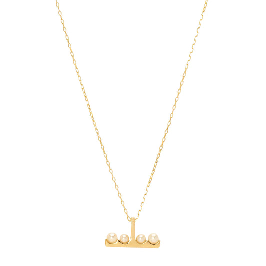 Beluga Pearl Necklace - Medium - Main Img