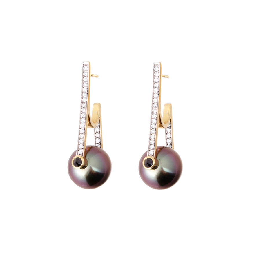 Ara Vartanian Pearl Earrings - Broken English Jewelry