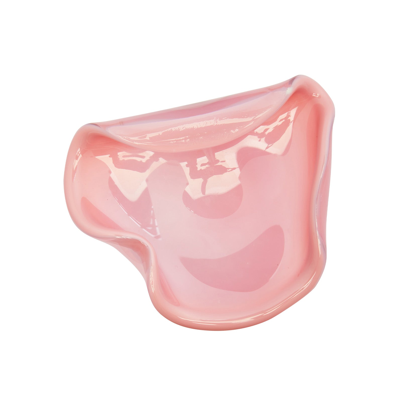 Helle Mardahl One-Of-A-Kind Rose Petal Jewelry Dish - Bubblegum - Home & Decor - Broken English Jewelry top view