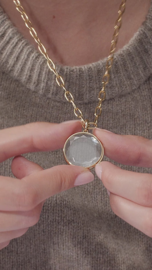 Diamond Hamsa Hand Charm