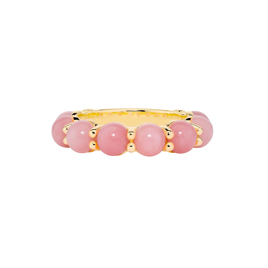 Sauer Floresta Tarsila Ring - Pink Opal - Rings - Broken English Jewelry front view