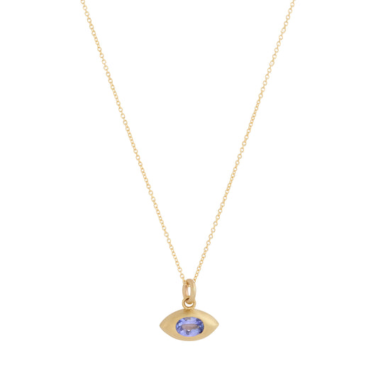Tanzanite Eye Necklace - 20" - Main Img