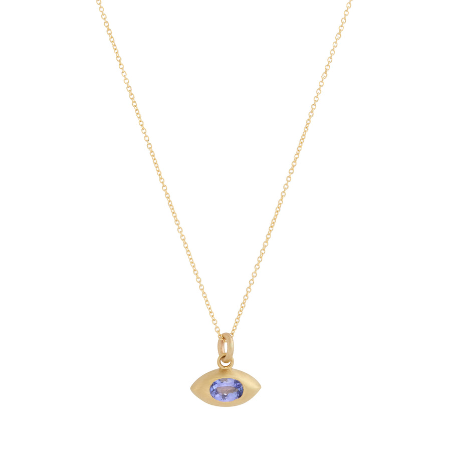 Tanzanite Eye Necklace - 20"