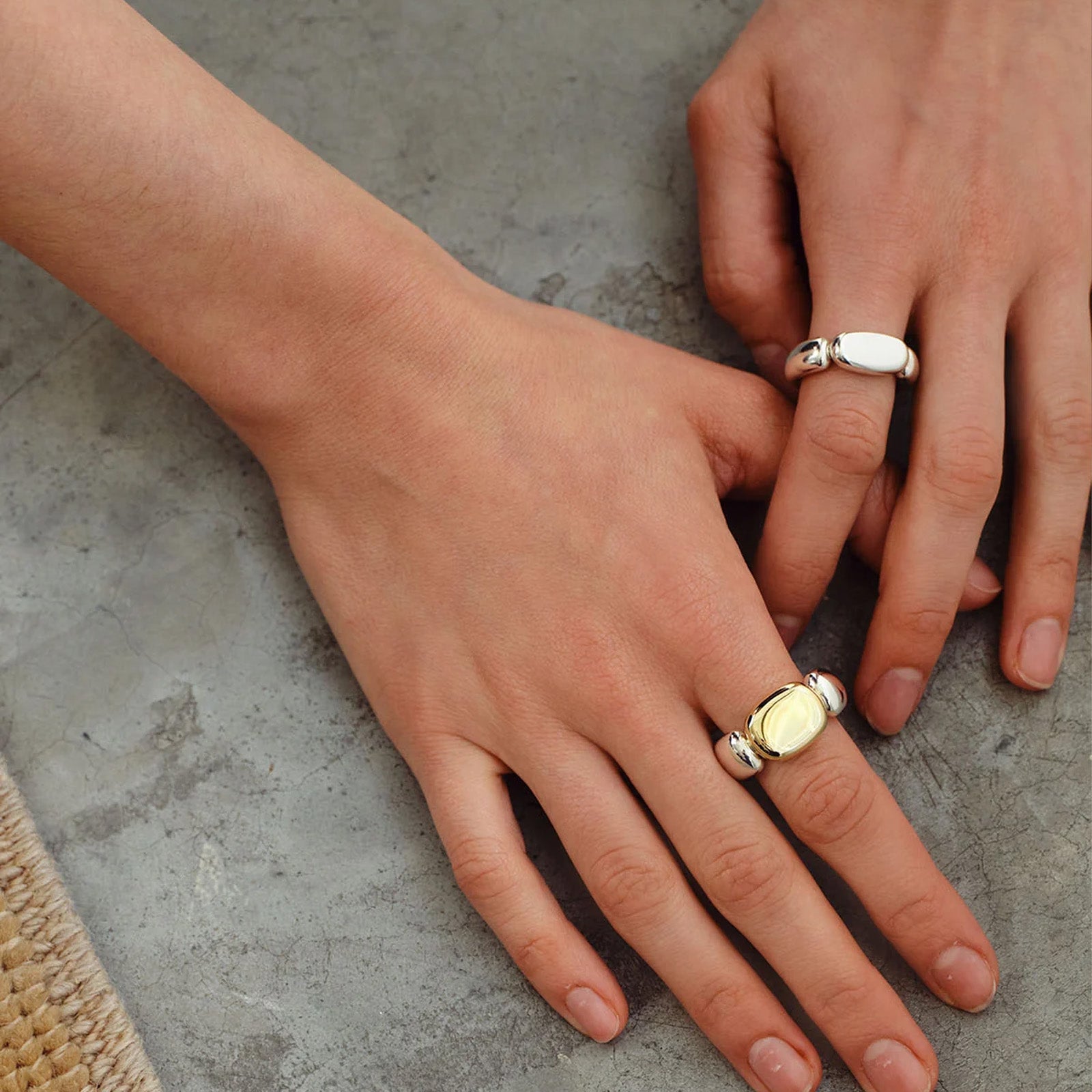 Kloto Ton Mix Ring - Rings - Broken English Jewelry on hand