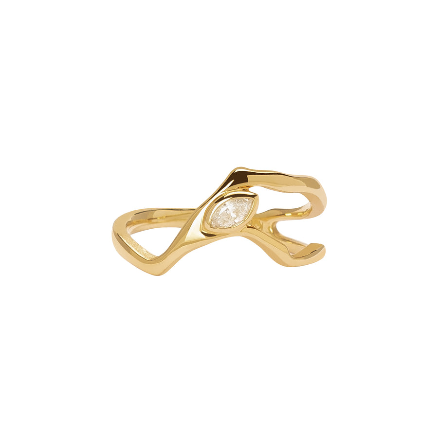 Milamore Kintsugi Diamond Ring I - Rings - Broken English Jewelry
