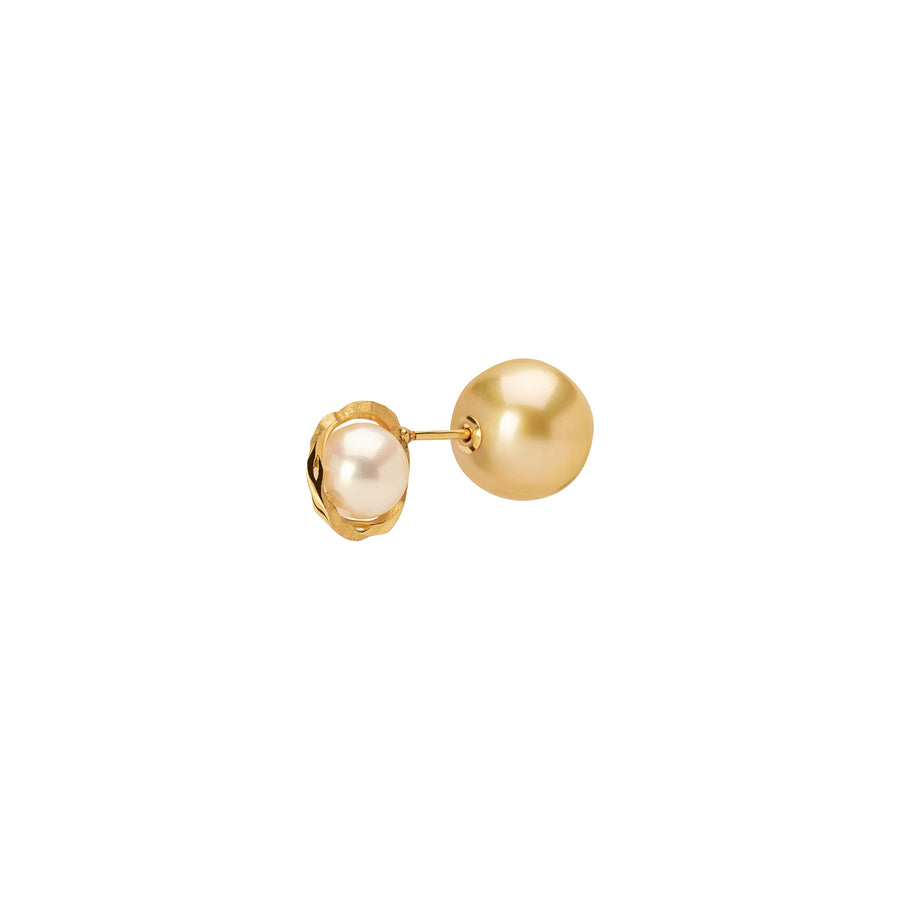 Milamore Kintsugi Duo Earring - Pearl - Earrings - Broken English Jewelry