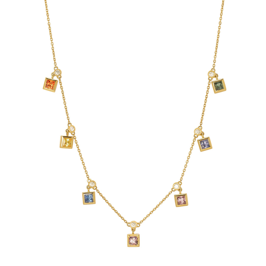 Milamore Candy Sapphire Necklace - Necklaces - Broken English Jewelry