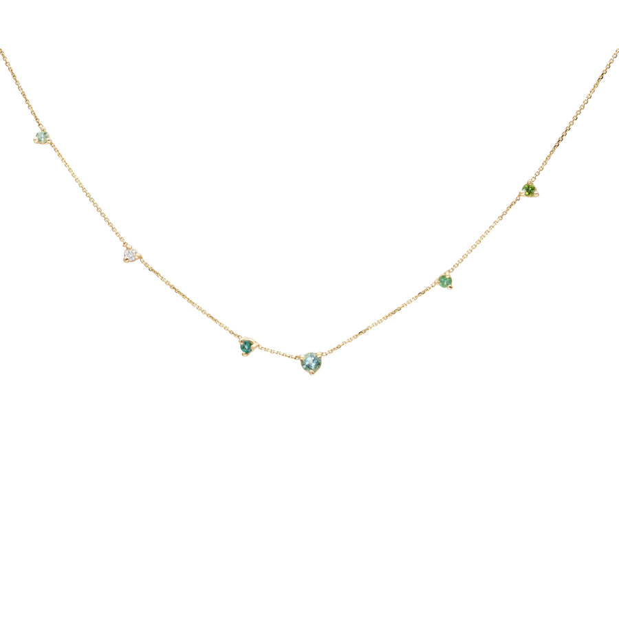WWAKE Botany Linear Chain Necklace - Broken English Jewelry