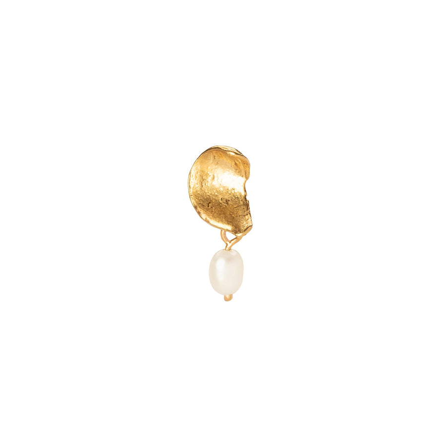 WWAKE Dewdrop Earring - Pearl - Broken English Jewelry