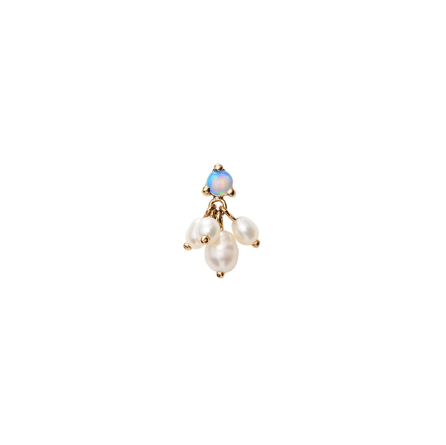 WWAKE Cloudburst Pearl & Opal Earring - Earrings - Broken English Jewelry
