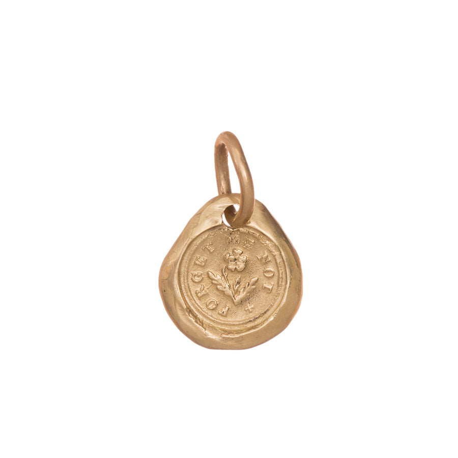 James Colarusso Forget Me Not Charm - Yellow Gold - Broken English Jewelry